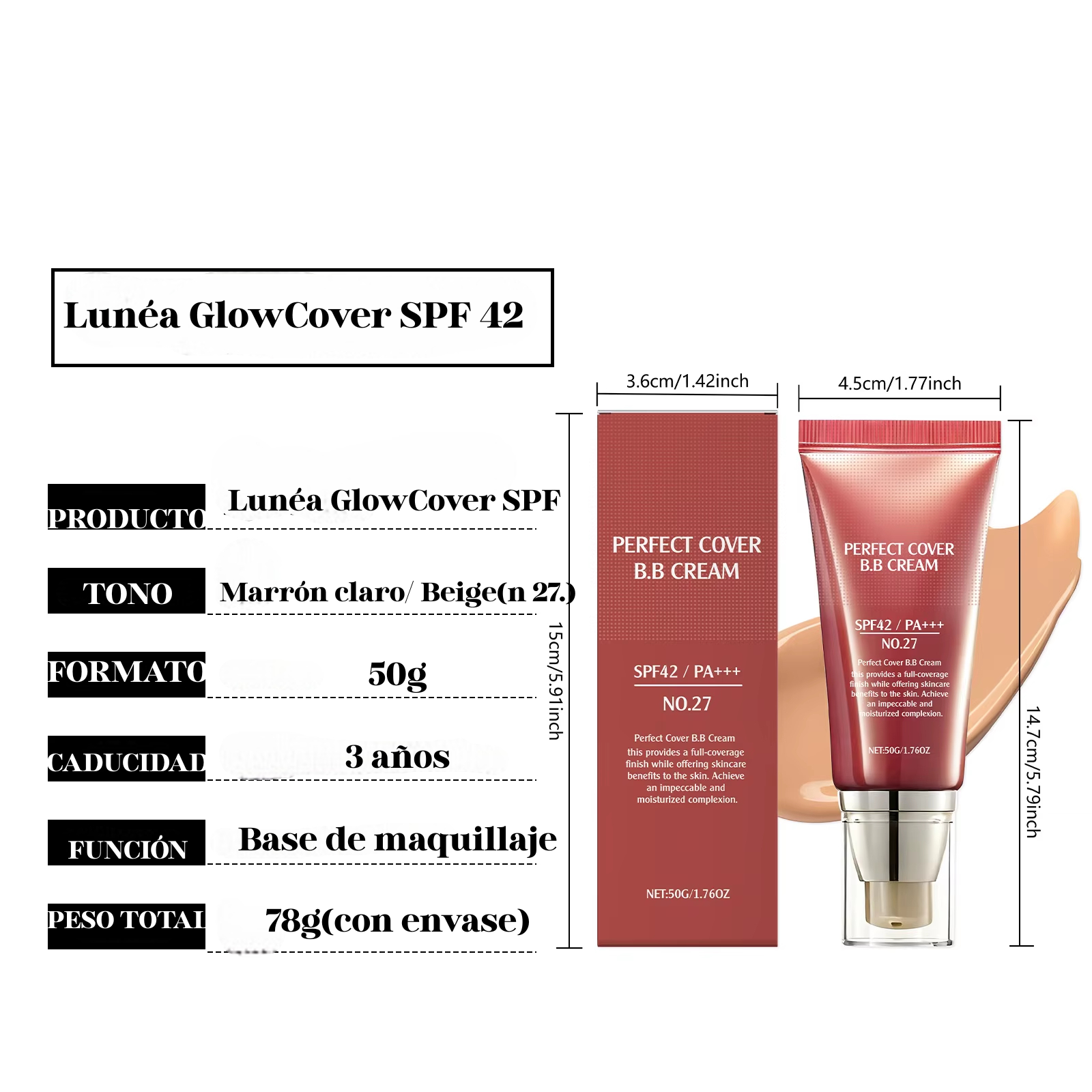 Lunéa GlowCover SPF 42 PA+++